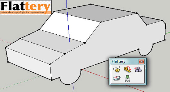 Flattery plugin for Sketchup