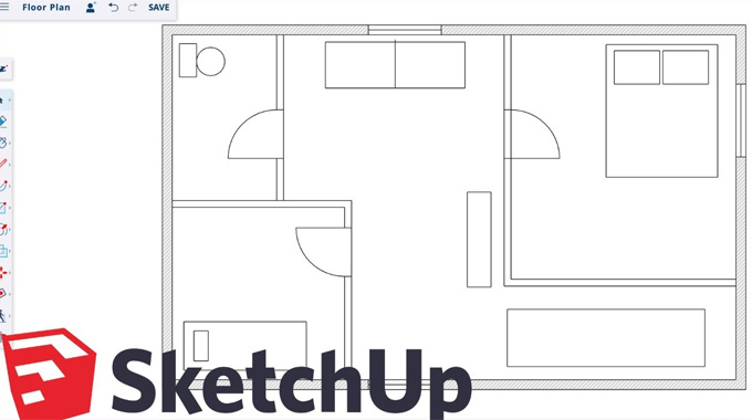 Floor Plan with SketchUp