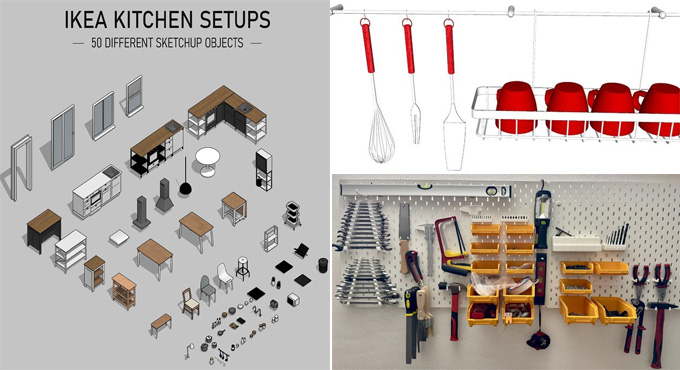 How to Model any IKEA Furniture in SketchUp