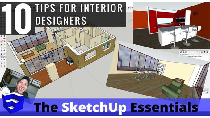 10 Tips for Creating Interior Design Models using SketchUp