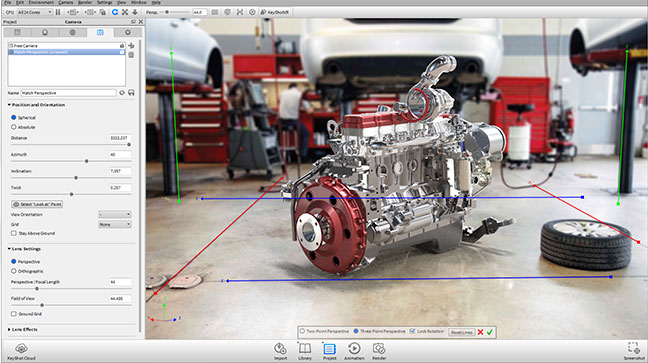Make advanced 3d rendering & 3D animation with newly released KeyShot 5.2