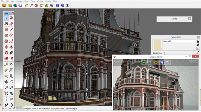 An Introduction to Sketchup Materials for Assigning Maxwell Properties