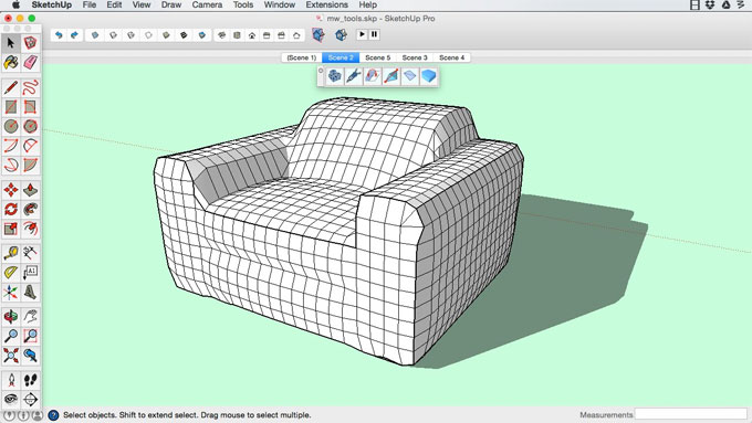 MeshWrapper Tool 1.0.1 for Sketchup