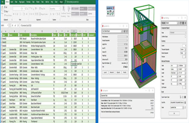 Quantifier Pro is a powerful sketchup plugin for cost estimation