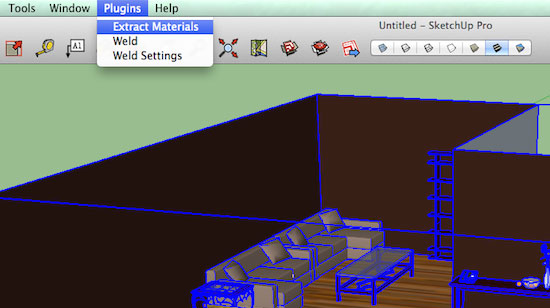 Scale tool inside sketchup for changing 2d objects