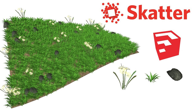 Skatter for SketchUp: The most effective Extension for Scattering Objects