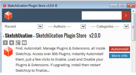 Sketchucation Plugin Store V2.0