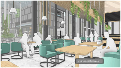 Ambient Occlusion in SketchUp 2024