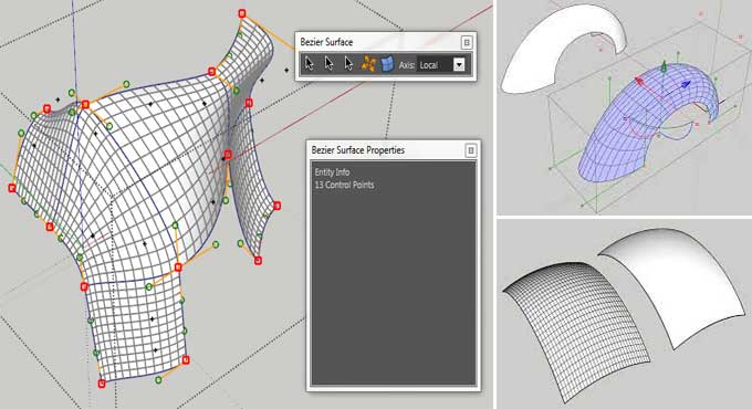 Top SketchUp Bezier Plugins on SketchUcation: Enhancing Precision and Creativity