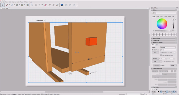 How to make presentation with sketchup & layout and create big drawings