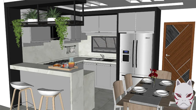 Download Free SketchUp Components 3D Warehouse Kitchen