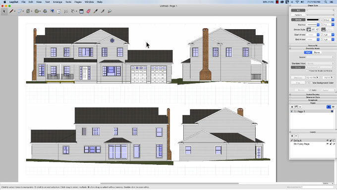 How to convert sketchup scenes into layout viewports