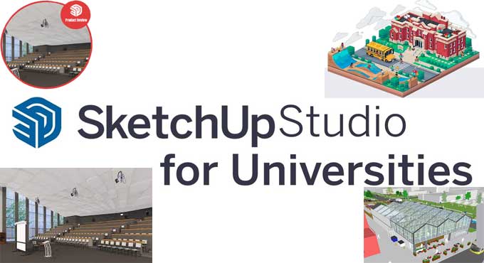 What is included in SketchUp Studio for Universities?