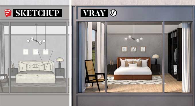 Guide on using V-Ray for SketchUp to Render Interiors