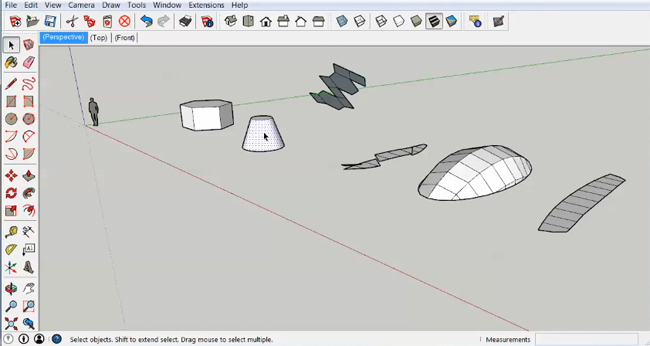 Unwrap and Flatten Faces for sketchup