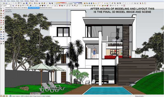 Tips for using V-Ray for SketchUp to Render Exteriors