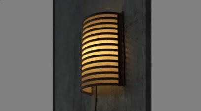 Wooden Wall Mounted Night Lamp