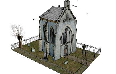The 3D Haunted chapel