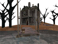 3D Spooky House