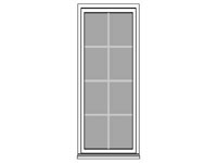3D Casement Window