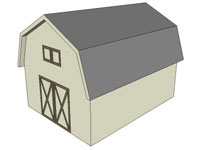 3D Rural barn 