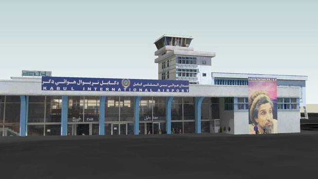 Sketchup model - Kabul International Airport