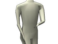 Standing male mannequin 