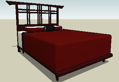 Japanese styling Bed