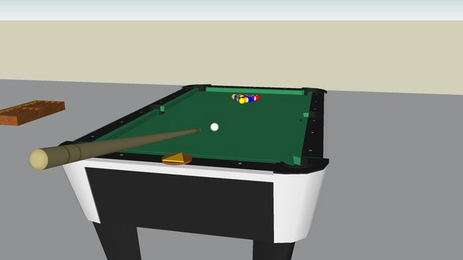 Billiards for Sketchyphysics