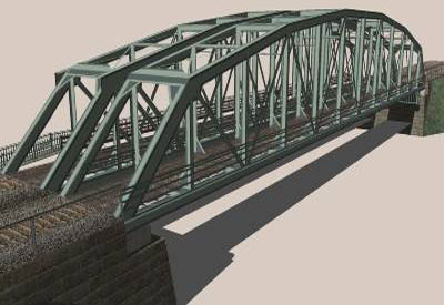 Railway Steel Bridge