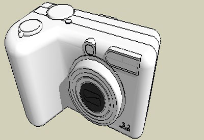 Digital Camera Sketchup