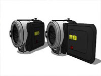 HD Digital Camera in Sketchup
