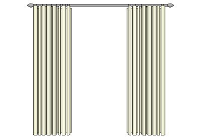 Covering Curtains Windows in Sketchup