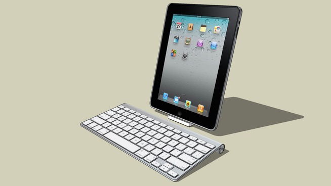 Apple iPad with dock