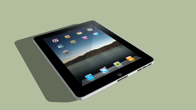 Sketchup model : iPad