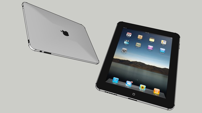Sketchup model : Apple iPad