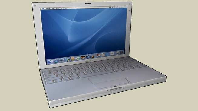 Apple Ibook G4 Laptop Computer