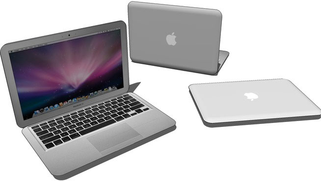 Sketchup model - Apple MacBook Air