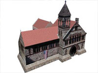 Ames Library Building in Sketchup