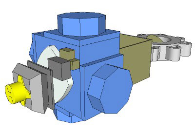 Butterfly Valve in Sketchup