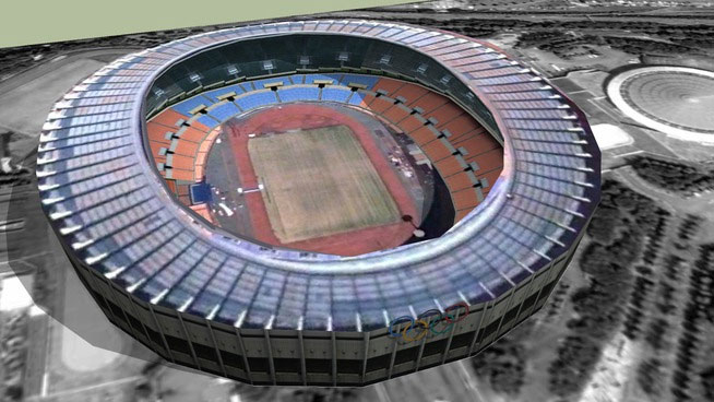 Sketchup model - Seoul Olympic Stadium