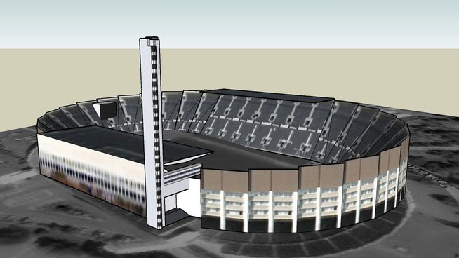 Sketchup model - Helsinki Olympic Stadium