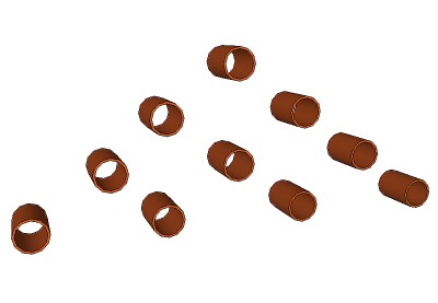 3D Red Tile Roof Vent 9 In Sketchup