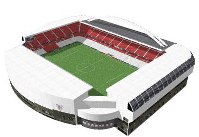 Stadium of the Athletic in Spain