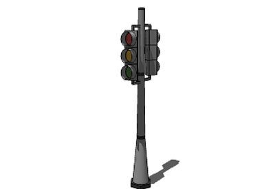 Grey Traffic Light