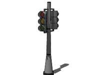 Grey Traffic Light