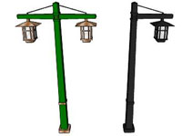 Support Chain Street Light