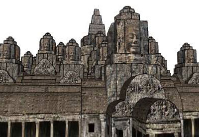 Bayon Temple in Cambodia