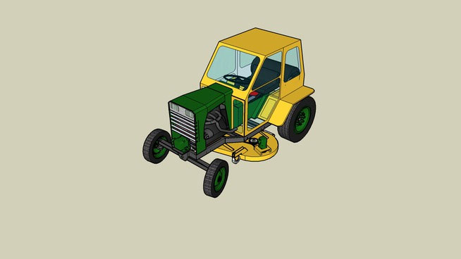 Sketchup model - Tractor