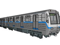 Moscow Metro Train